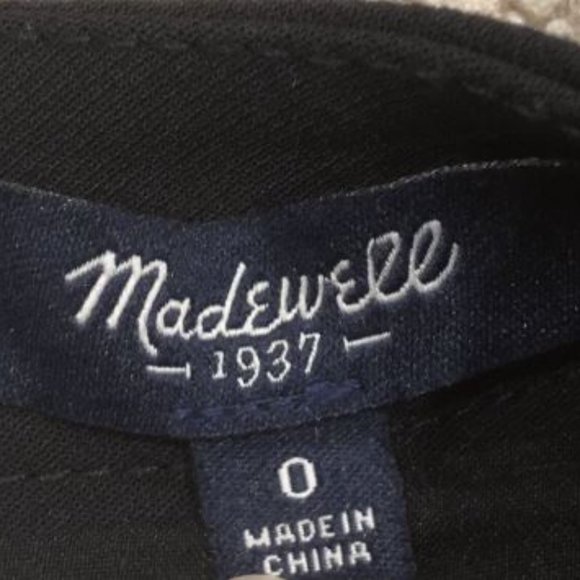 Madewell Anywhere Dress Size 0 Sleeveless Black - Picture 8 of 9